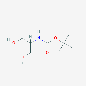 molecular formula C9H19NO4 B3420331 tert-butyl N-(1,3-dihydroxybutan-2-yl)carbamate CAS No. 1824514-94-4