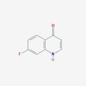 molecular formula C9H6FNO B3420339 7-Fluoroquinolin-4-ol CAS No. 183057-60-5