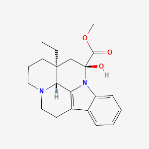 molecular formula C21H26N2O3 B3420349 甲基 (41R,12S,13AS)-13A-乙基-12-羟基-2,3,41,5,6,12,13,13A-八氢-1H-吲并[3,2,1-DE]吡啶并[3,2,1-IJ][1,5]萘啶-12-羧酸酯 CAS No. 18374-18-0