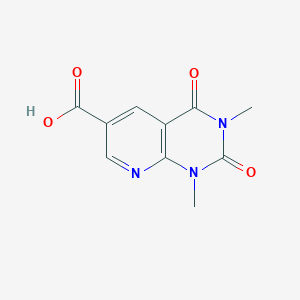 molecular formula C10H9N3O4 B3420359 1,3-dimethyl-2,4-dioxo-1H,2H,3H,4H-pyrido[2,3-d]pyrimidine-6-carboxylic acid CAS No. 184681-83-2