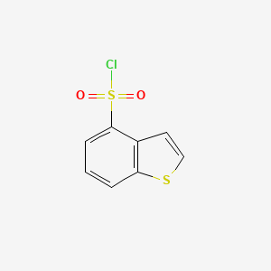 molecular formula C8H5ClO2S2 B3420361 Benzo[b]thiophene-4-sulfonyl chloride CAS No. 18494-88-7