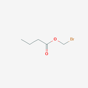 molecular formula C5H9BrO2 B3420372 bromomethyl butanoate CAS No. 186145-41-5