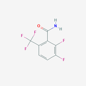 molecular formula C8H4F5NO B3420387 2,3-Difluoro-6-(trifluoromethyl)benzamide CAS No. 186517-26-0