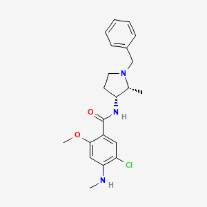 molecular formula C21H26ClN3O2 B3420407 Nemonapride CAS No. 187139-87-3