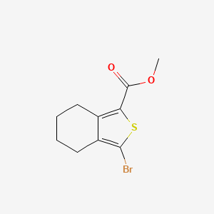 molecular formula C10H11BrO2S B3420423 Methyl 3-bromo-4,5,6,7-tetrahydrobenzo[c]thiophene-1-carboxylate CAS No. 188240-62-2