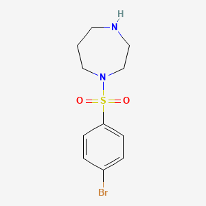 molecular formula C11H15BrN2O2S B3420425 1-(4-Bromophenylsulfonyl)-[1,4]diazepane CAS No. 188527-16-4