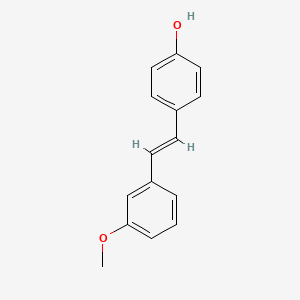 molecular formula C15H14O2 B3420460 4-[(E)-2-(3-methoxyphenyl)vinyl]phenol CAS No. 190182-38-8