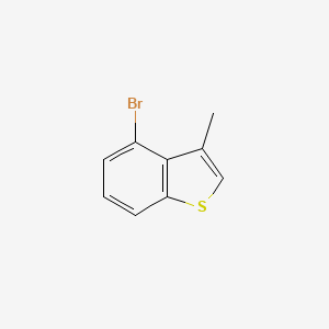 molecular formula C9H7BrS B3420461 4-Bromo-3-methylbenzo[b]thiophene CAS No. 19075-35-5