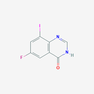 molecular formula C8H4FIN2O B3420478 6-Fluoro-8-iodoquinazolin-4(3H)-one CAS No. 1909336-80-6