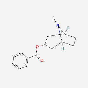 molecular formula C15H19NO2 B3420495 Benzoyltropein CAS No. 19145-60-9