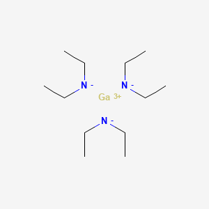 molecular formula C12H30GaN3 B3420549 Gallium diethylamide CAS No. 194611-64-8