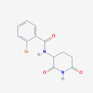 molecular formula C12H11BrN2O3 B3420559 N-(2,6-Dioxo-3-piperidinyl)-2-bromobenzamide CAS No. 194712-31-7