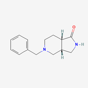 Rac-(3aR,7aS)-5-benzyl-octahydro-1H-pyrrolo[3,4-c]pyridin-1-one