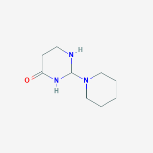 2-Piperidin-1-yl-1,3-diazinan-4-one