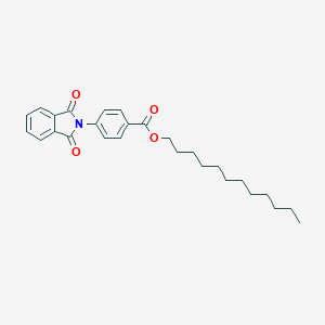 molecular formula C27H33NO4 B342072 Dodecyl 4-(1,3-dioxoisoindol-2-yl)benzoate 