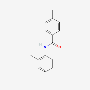 molecular formula C16H17NO B3420725 N-(2,4-dimethylphenyl)-4-methylbenzamide CAS No. 200279-68-1