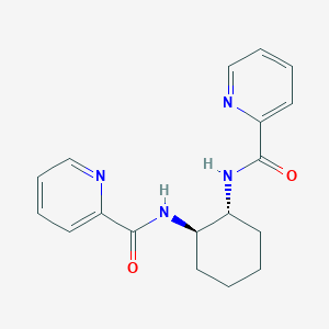 molecular formula C18H20N4O2 B3420766 (R,R)-DACH-pyridyl TROST ligand CAS No. 201551-23-7