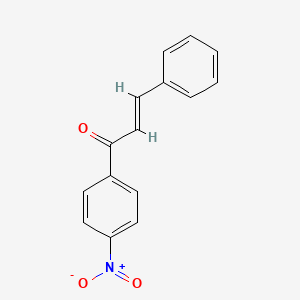 molecular formula C15H11NO3 B3420882 (2E)-1-(4-nitrophenyl)-3-phenylprop-2-en-1-one CAS No. 20432-02-4