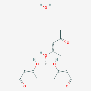 molecular formula C15H21O6Y B3421060 Tris(pentane-2,4-dionato-O,O')yttrium CAS No. 207801-29-4