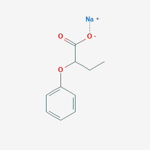 molecular formula C10H11NaO3 B034212 Sodium alpha-phenoxybutyric acid CAS No. 100700-35-4