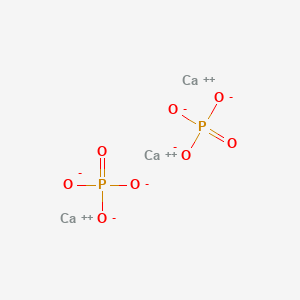 molecular formula CaH3O4P B3421226 Calcium phosphate CAS No. 10103-46-5
