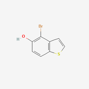 molecular formula C8H5BrOS B3421260 4-bromo-1-benzothiophen-5-ol CAS No. 21240-83-5