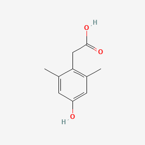 molecular formula C10H12O3 B3421313 2-(4-Hydroxy-2,6-dimethylphenyl)acetic acid CAS No. 21354-74-5