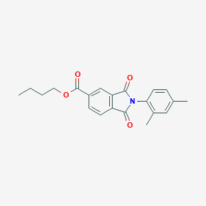 molecular formula C21H21NO4 B342132 Butyl 2-(2,4-dimethylphenyl)-1,3-dioxoisoindole-5-carboxylate 