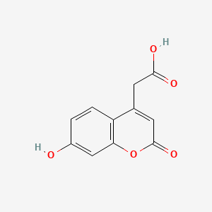 molecular formula C11H8O5 B3421344 7-Hydroxycoumarin-4-acetic acid CAS No. 21392-45-0