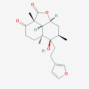 molecular formula C20H26O5 B034215 Peregrinin CAS No. 19898-90-9