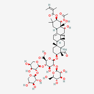 molecular formula C59H90O27 B3421566 theasaponin E1 CAS No. 220114-28-3