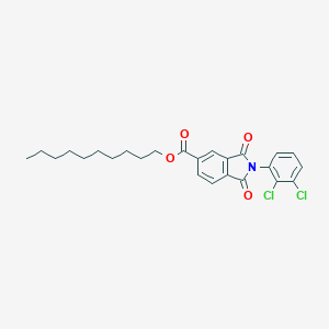 molecular formula C25H27Cl2NO4 B342185 Decyl 2-(2,3-dichlorophenyl)-1,3-dioxoisoindole-5-carboxylate 