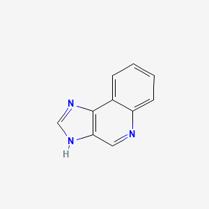 molecular formula C10H7N3 B3421937 1H-imidazo[4,5-c]quinoline CAS No. 233-56-7