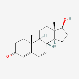 molecular formula C19H26O2 B3421974 6-Dehydrotestosterone CAS No. 2352-19-4