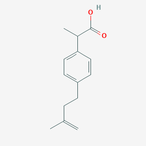B034220 2-[4-(3-Methyl-3-buten-1-yl)phenyl]propanoic acid CAS No. 106897-81-8