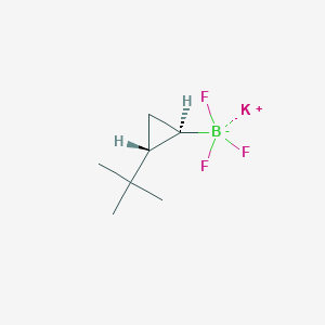 molecular formula C7H13BF3K B3422032 trans-Potassium (2-(tert-butyl)cyclopropyl)trifluoroborate CAS No. 2375371-69-8