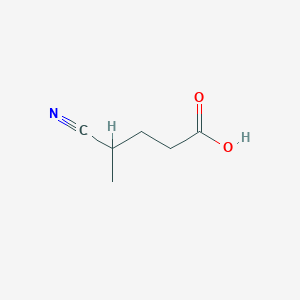 molecular formula C6H9NO2 B3422068 4-cyanopentanoic Acid CAS No. 23886-52-4