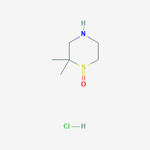 2,2-Dimethylthiomorpholine 1-oxide hcl