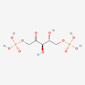 molecular formula C5H12O11P2 B3422107 Ribulose 1,5-bisphosphate CAS No. 24218-00-6