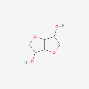 molecular formula C6H10O4 B3422123 Hexahydrofuro[3,2-b]furan-3,6-diol CAS No. 28218-68-0