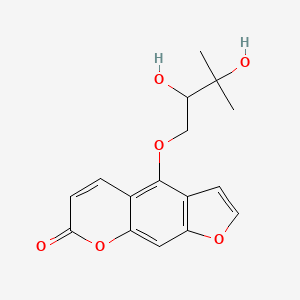 molecular formula C16H16O6 B3422194 Oxypeucedanin Hydrate CAS No. 24724-52-5