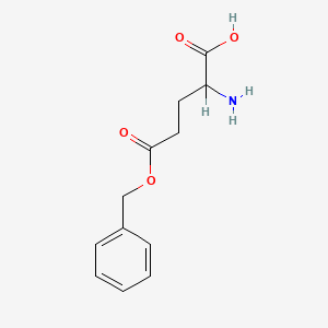molecular formula C12H15NO4 B3422237 2-amino-5-oxo-5-phenylmethoxypentanoic acid CAS No. 25014-27-1