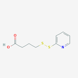molecular formula C9H11NO2S2 B3422238 4-(2-Pyridyldithio)butanoic acid CAS No. 250266-79-6
