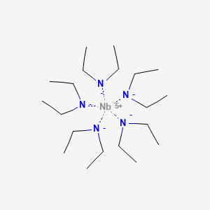 molecular formula C20H50N5Nb B3422338 Diethylazanide;niobium(5+) CAS No. 25169-05-5