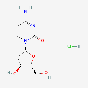 molecular formula C9H14ClN3O4 B3422345 Deoxycytidine hydrochloride CAS No. 25203-63-8
