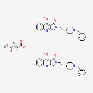 molecular formula C56H62N6O8 B3422366 T 82 CAS No. 252264-92-9