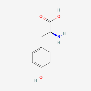 molecular formula C9H11NO3 B3422444 L-Tyrosine CAS No. 25619-78-7