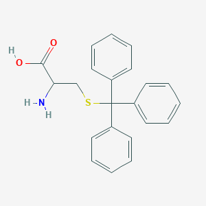 molecular formula C22H21NO2S B3422465 Tritylcysteine CAS No. 25683-09-4