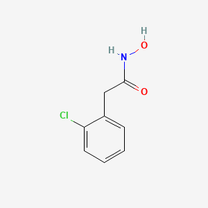 molecular formula C8H8ClNO2 B3422547 2-(2-chlorophenyl)-N-hydroxyacetamide CAS No. 2593-89-7
