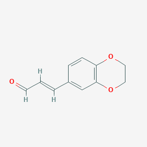 3-(2,3-Dihydrobenzo[1,4]dioxin-6-yl)propenal